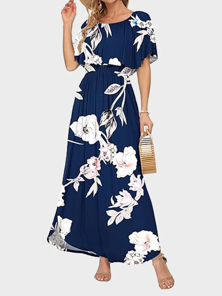 Robe longue épaules dénudées grande taille
