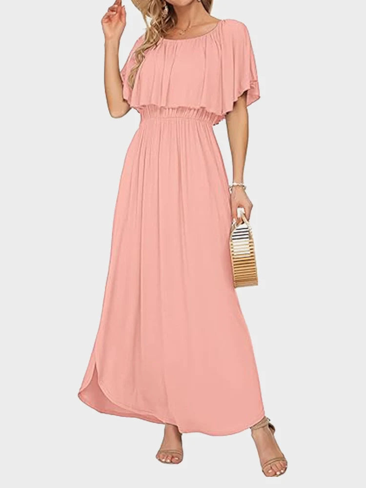 Robe longue épaules dénudées grande taille