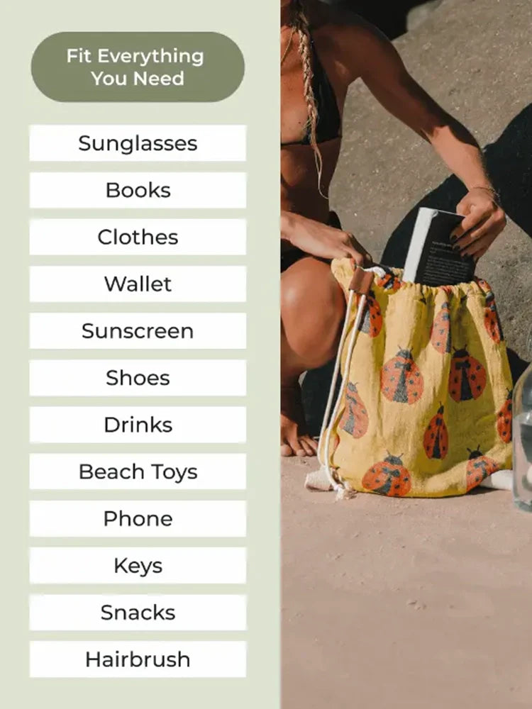 Sand Cloud | Sac-serviette 2 en 1