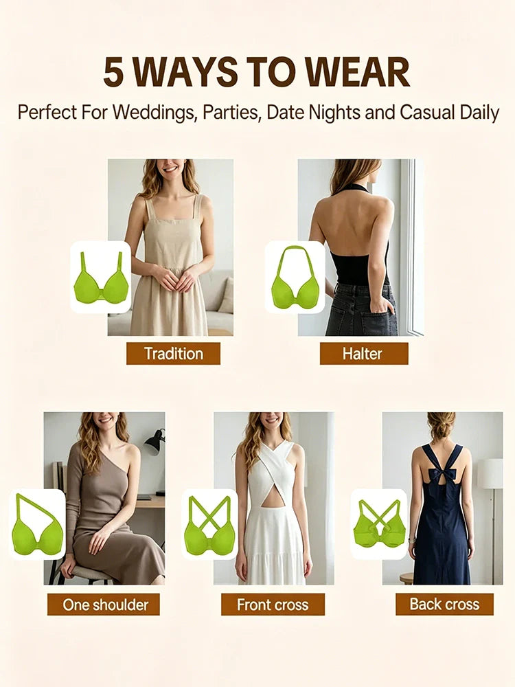 Soutien-gorge minimiseur en tulle sans coutures, non doublé à armatures
