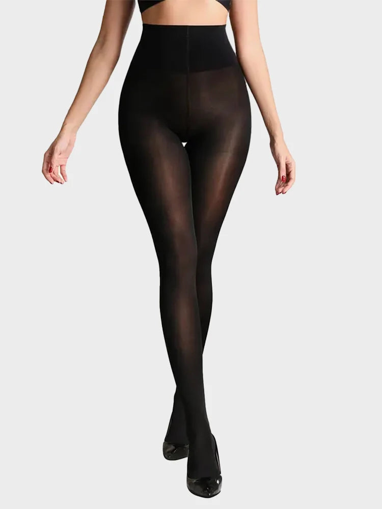 Collant indéchirable taille haute effet soie confort