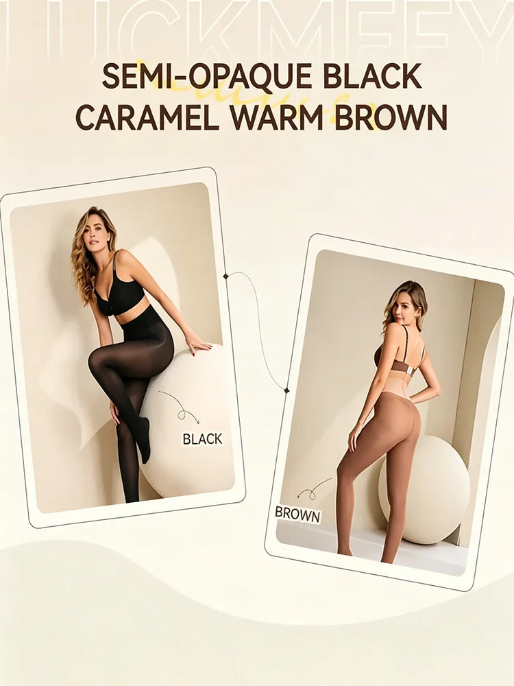 Collant indéchirable taille haute effet soie confort