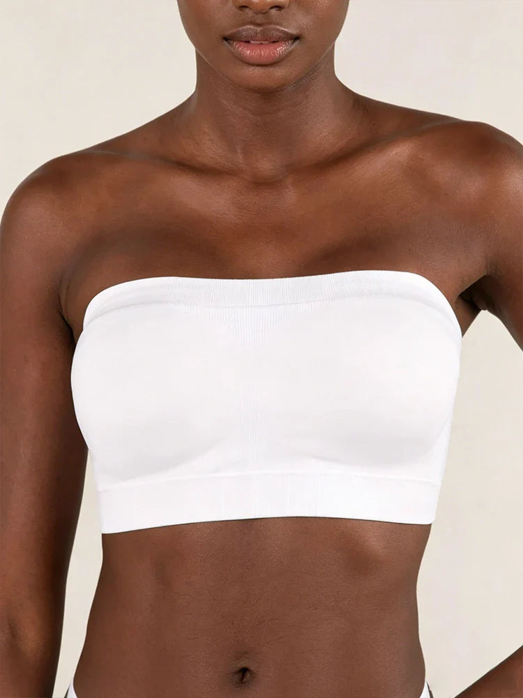 Soutien-gorge bandeau sans coutures modulable