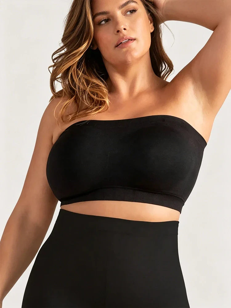 Soutien-gorge bandeau sans coutures modulable