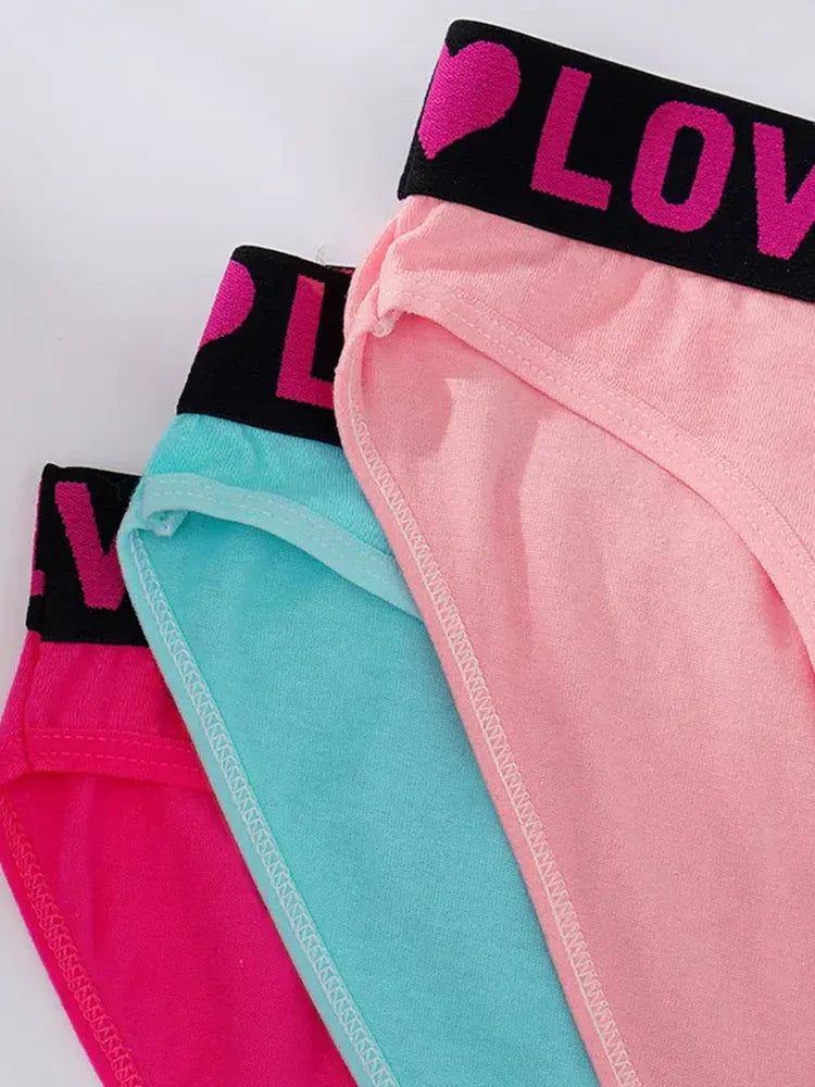 Lot de 12 culottes taille haute – Sous-vêtements doux et respirants