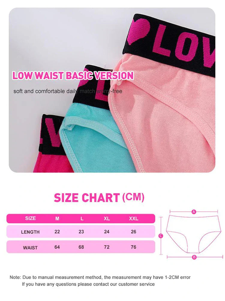 Lot de 12 culottes taille haute – Sous-vêtements doux et respirants