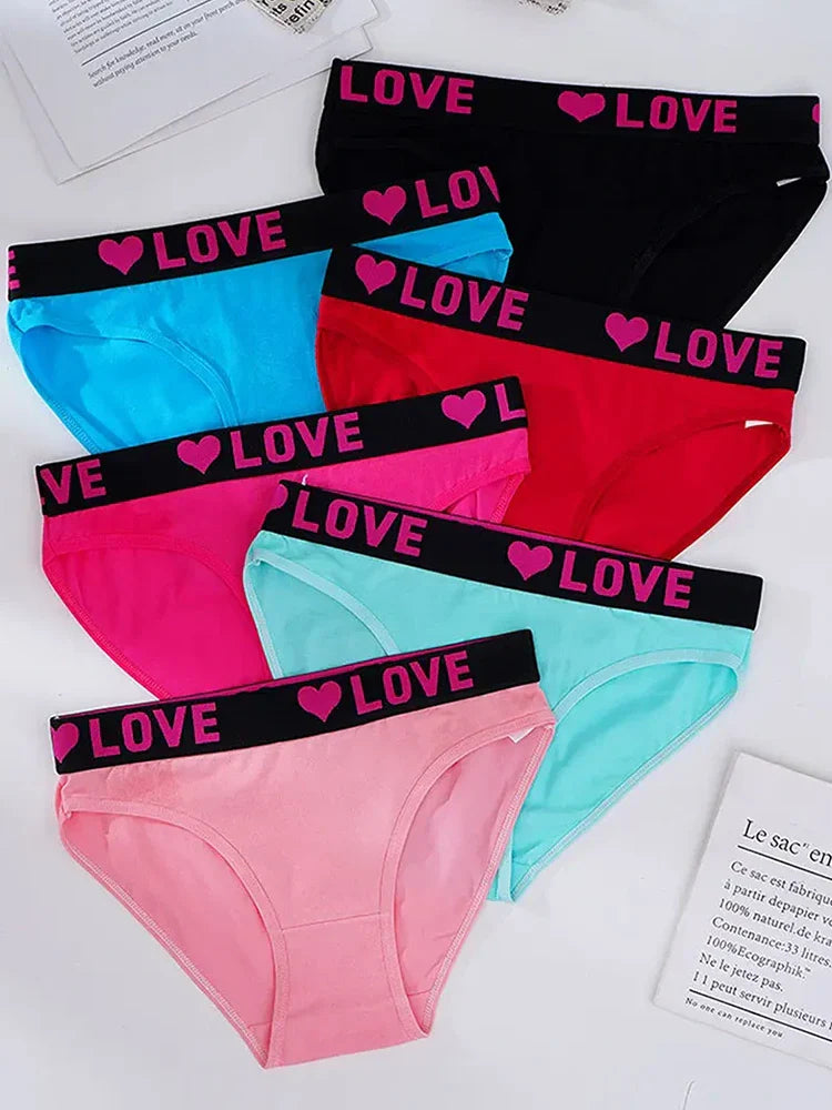 Lot de 12 culottes taille haute – Sous-vêtements doux et respirants