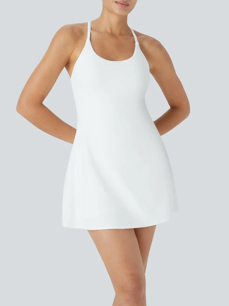 Robe de sport dos ouvert Plush