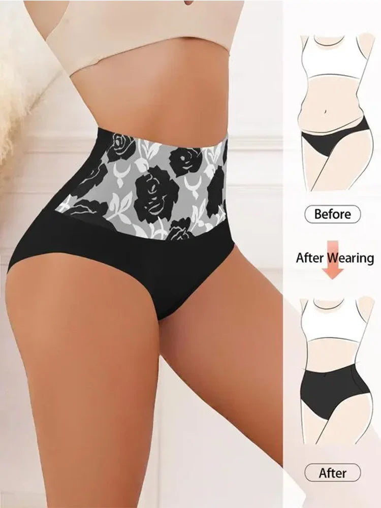 Lot de 5 culottes taille haute en coton pour femme