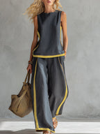 Gilet sans manches Marie - Maison Flavigny