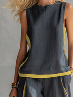Gilet sans manches Marie - Maison Flavigny