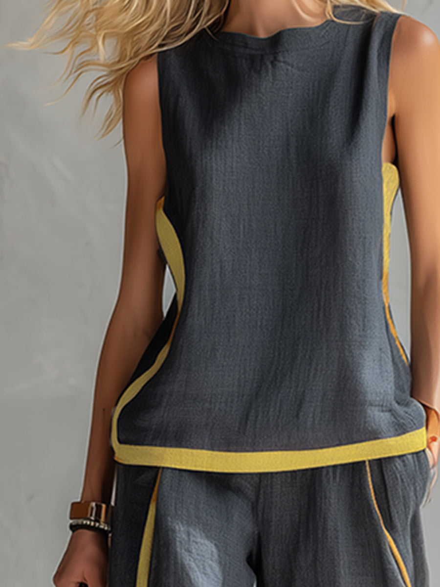 Gilet sans manches Marie - Maison Flavigny