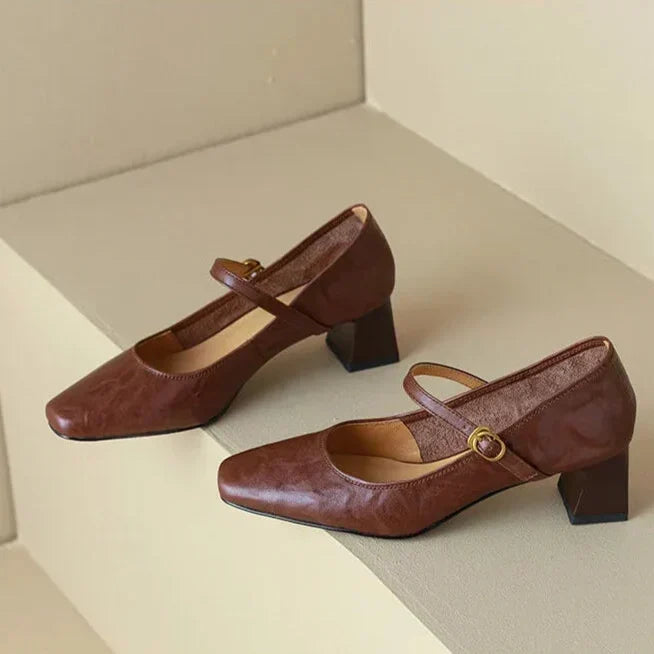 Escarpins véritables en cuir Bella - Maison Flavigny
