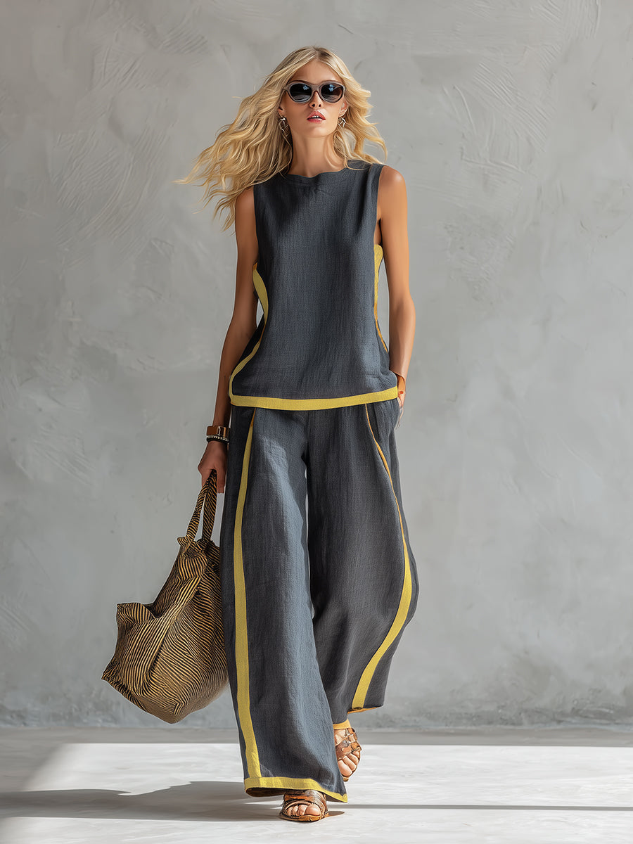 Gilet sans manches Marie - Maison Flavigny