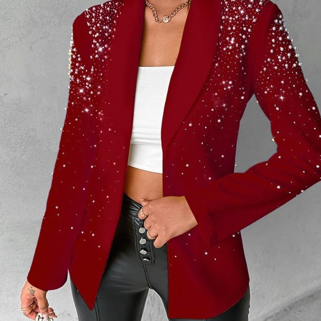 Blazer ajusté à la coupe à col cranté Kennedy - Maison Flavigny
