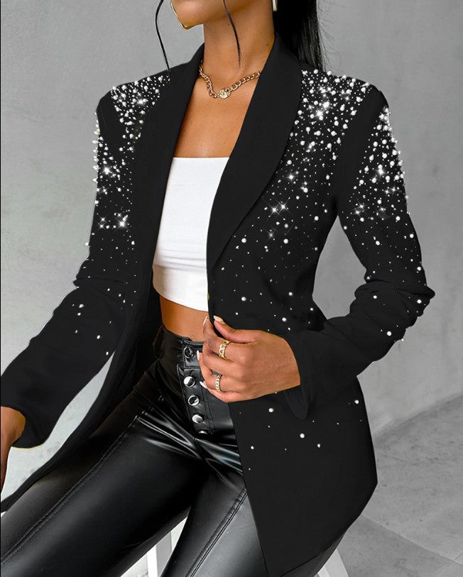 Blazer ajusté à la coupe à col cranté Kennedy - Maison Flavigny