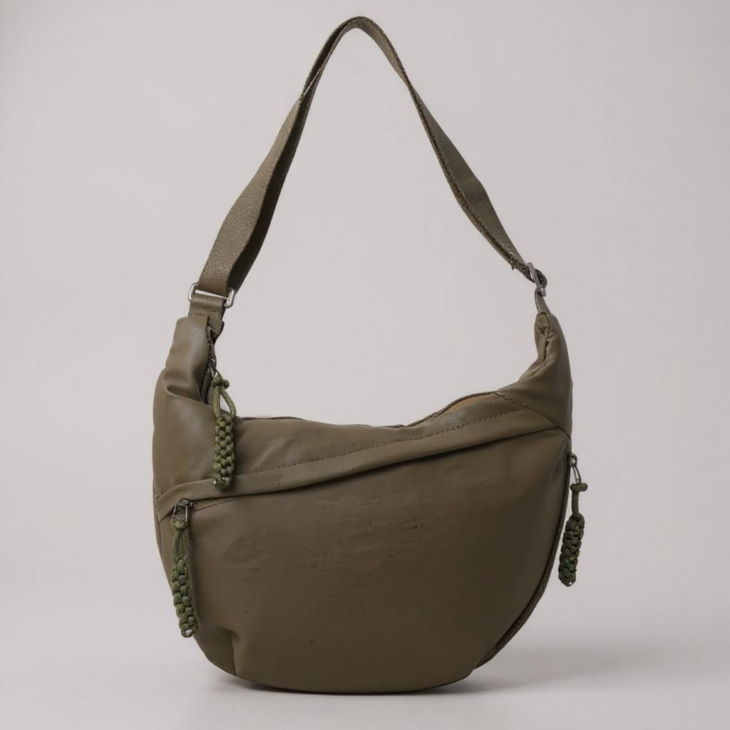 Sac porté épaule multi-poches en nylon Malia - Maison Flavigny