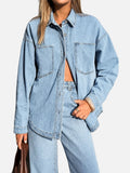 Veste oversize vintage en denim - Maison Flavigny
