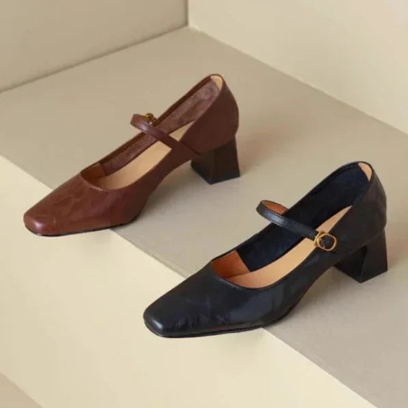 Escarpins véritables en cuir Bella - Maison Flavigny