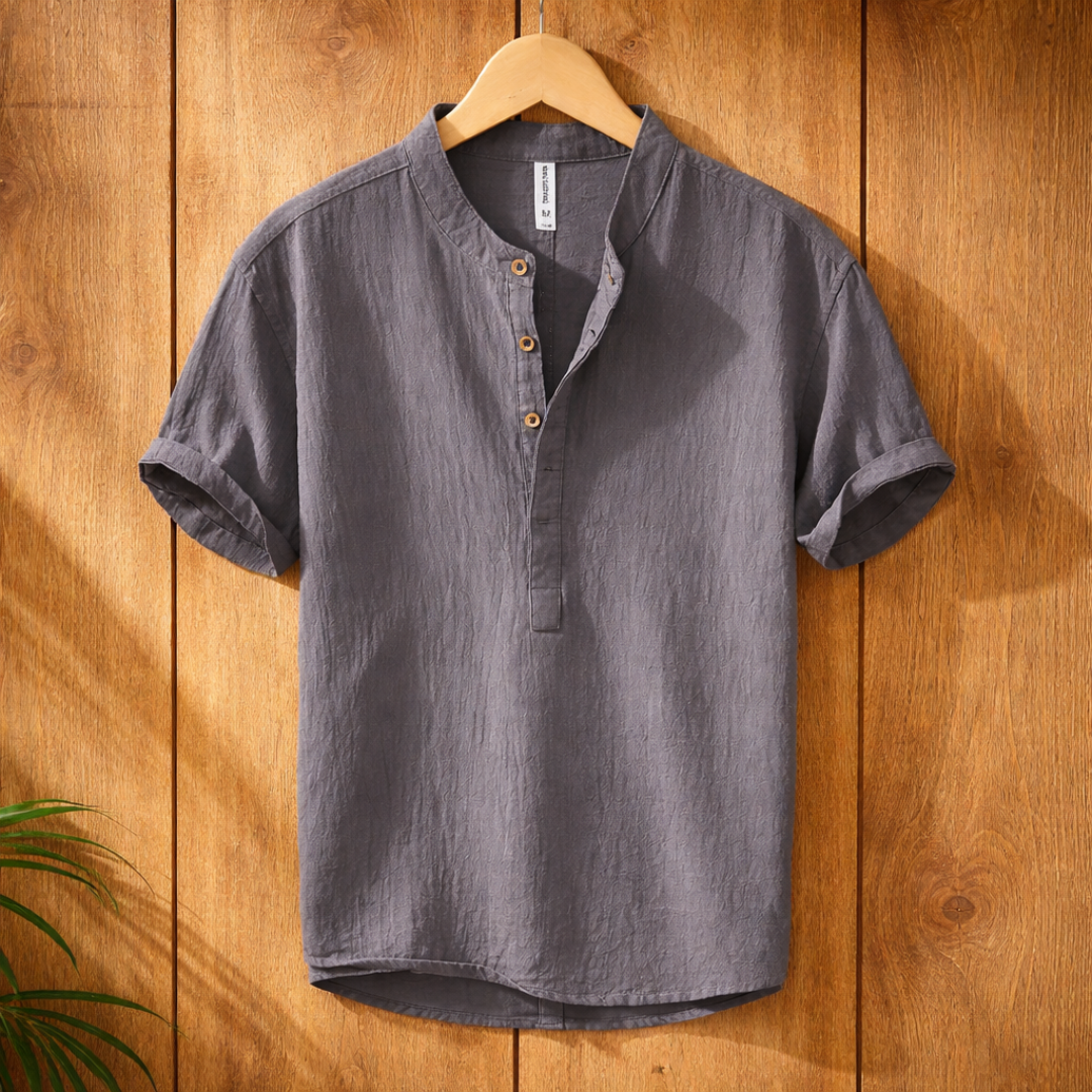 Chemise classique en lin - Maison Flavigny
