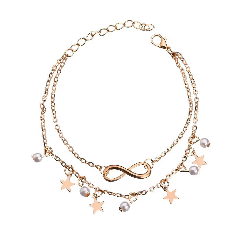 Bracelet de cheville ajustable Brielle - Maison Flavigny