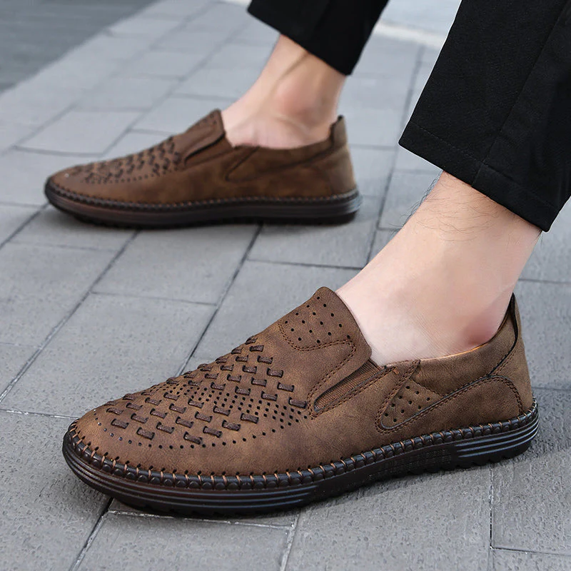 Mocassins en cuir Watford - Maison Flavigny