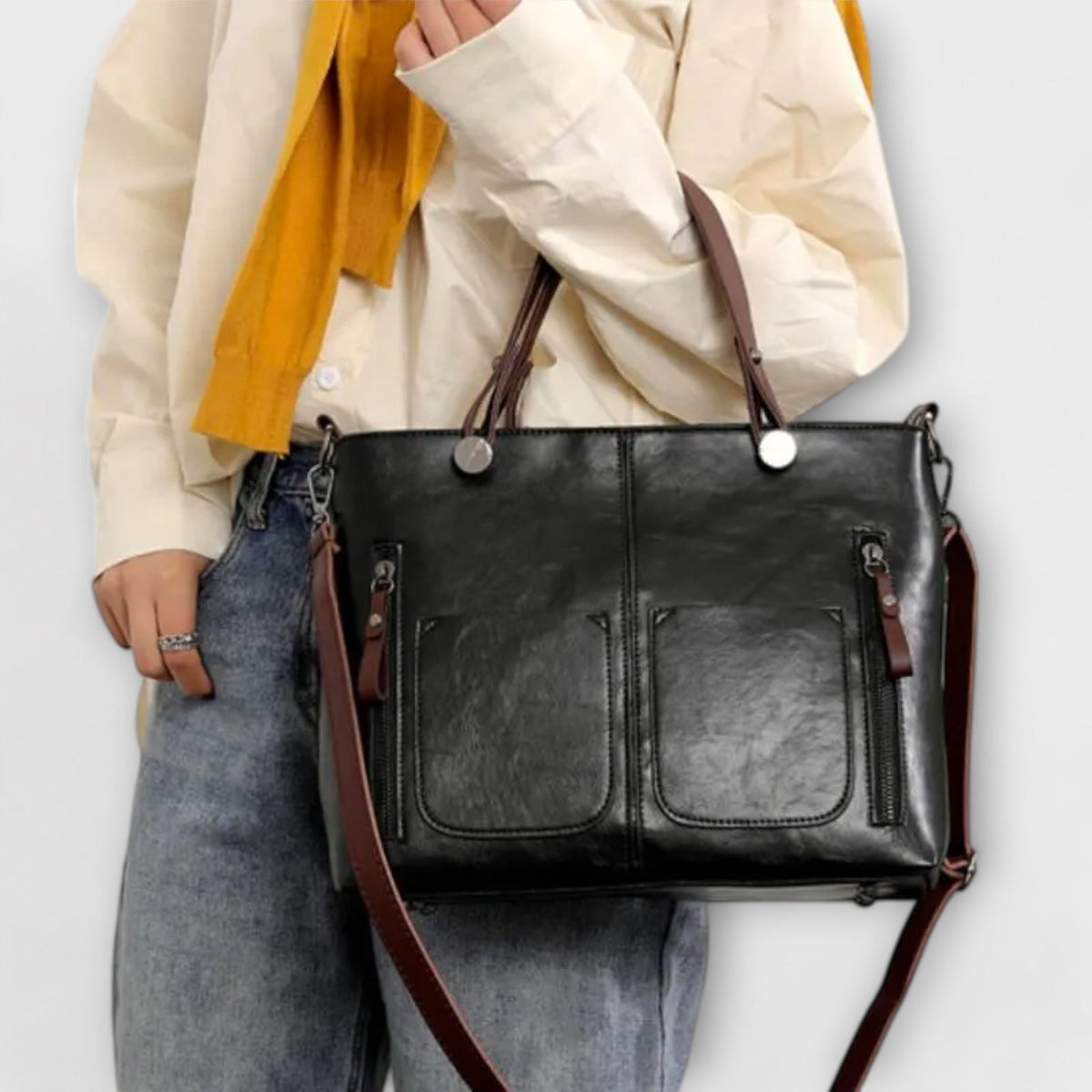 Sac en cuir Serenya - Maison Flavigny