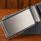 Ceinture à boucle coulissante en toile - Maison Flavigny