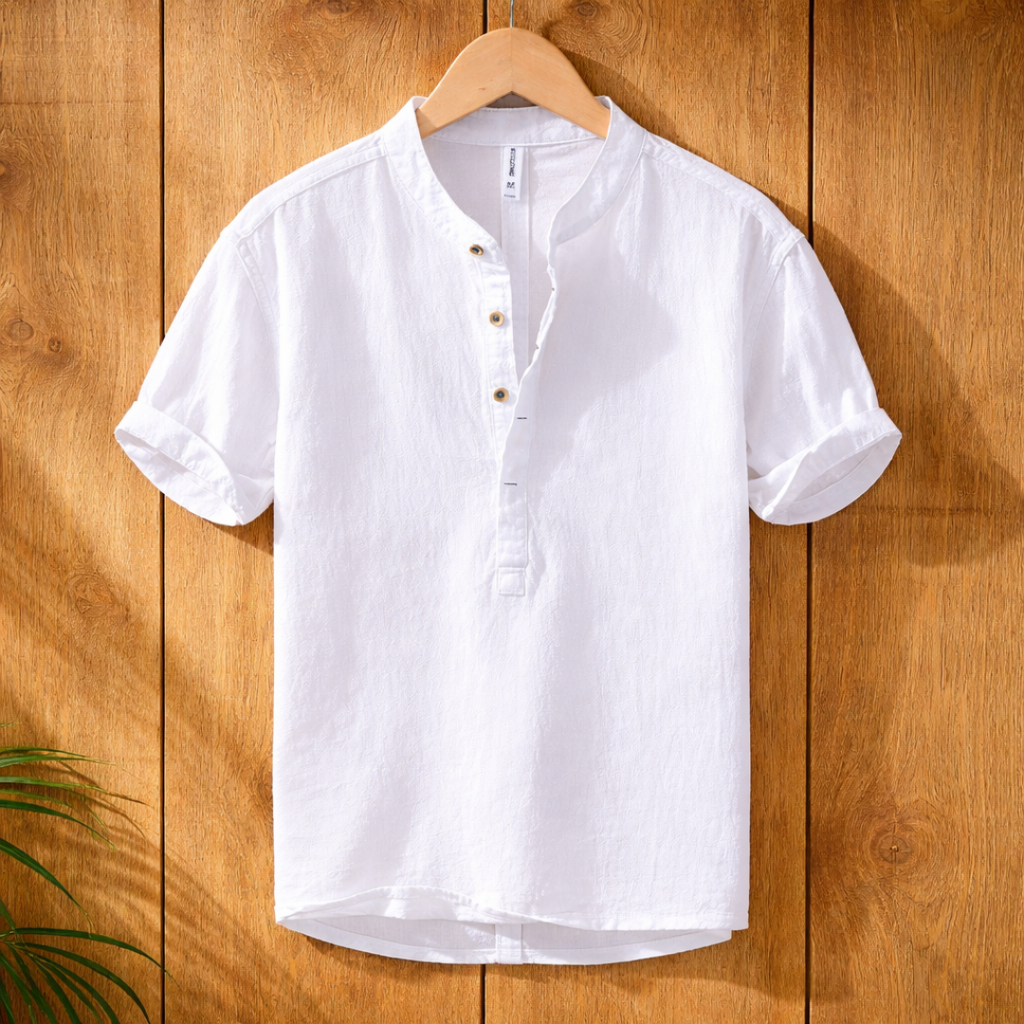 Chemise classique en lin - Maison Flavigny