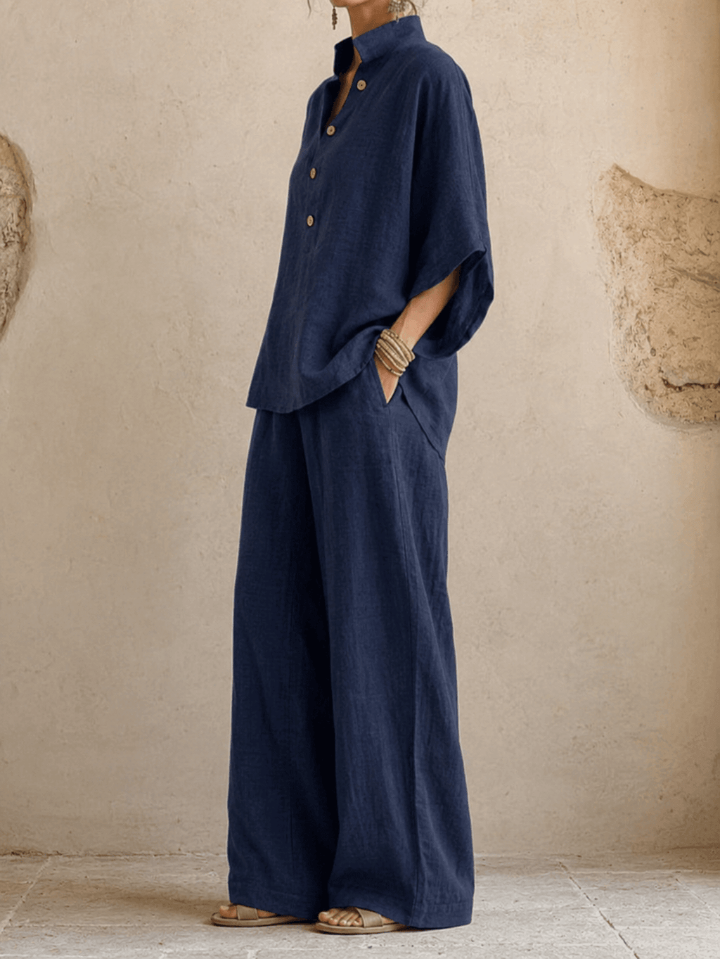 Pantalon large Maribel - Maison Flavigny