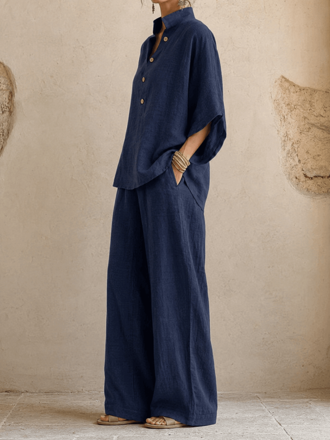 Pantalon large Maribel - Maison Flavigny