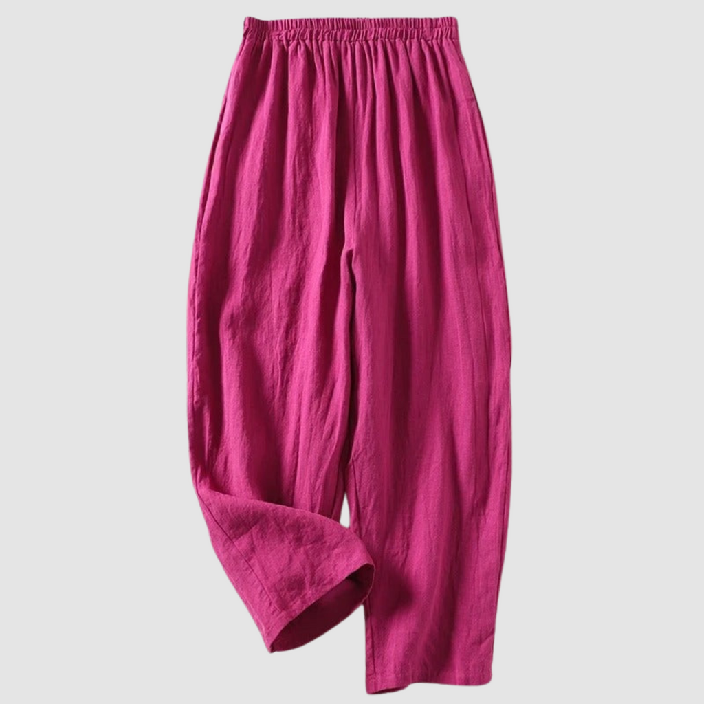 Pantalon large taille haute Mya - Maison Flavigny