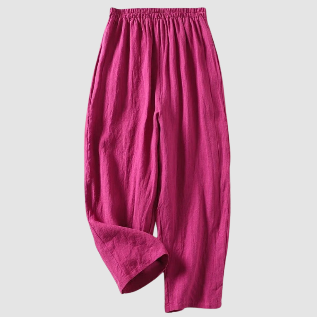Pantalon large taille haute Mya - Maison Flavigny