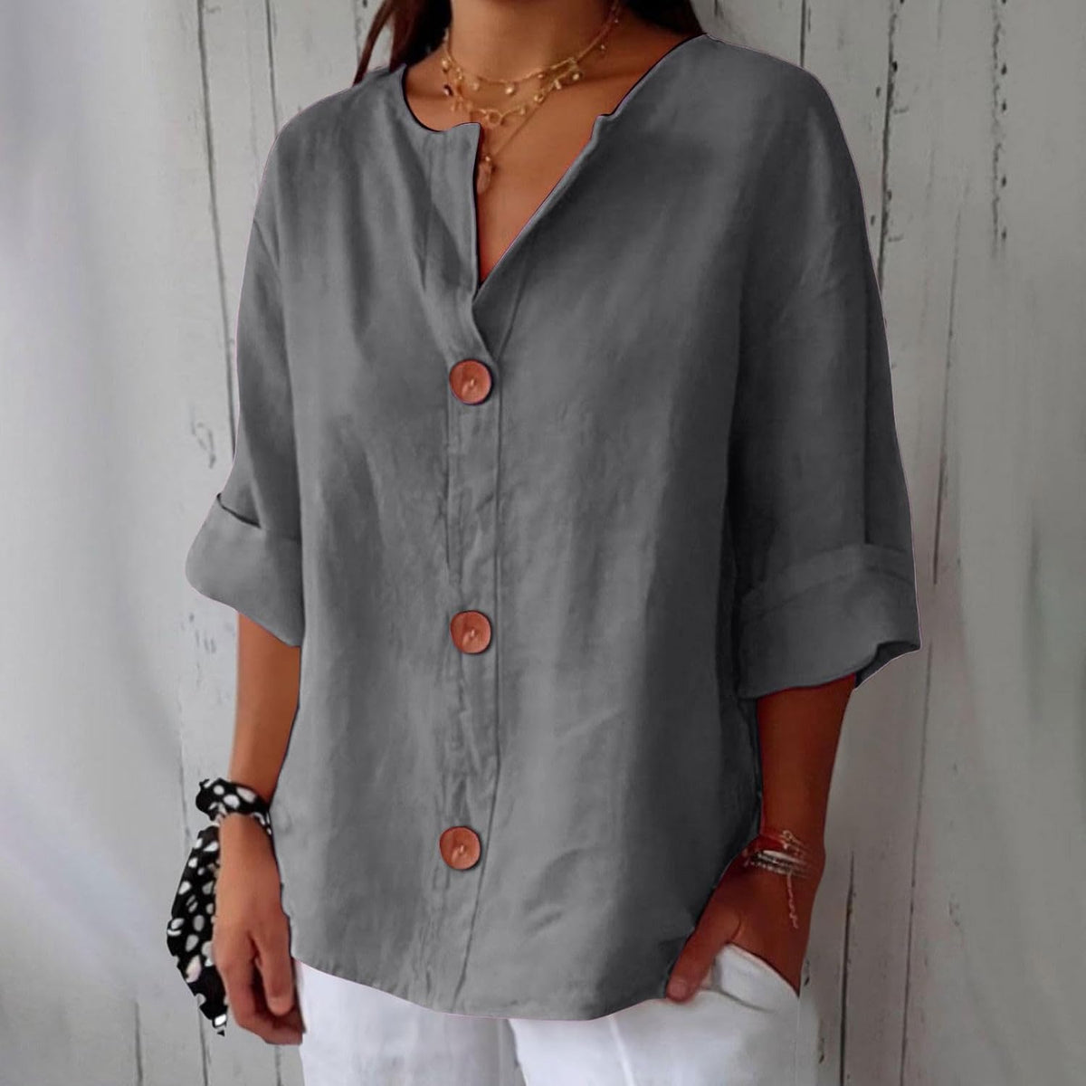 Blouse en lin Noora - Maison Flavigny