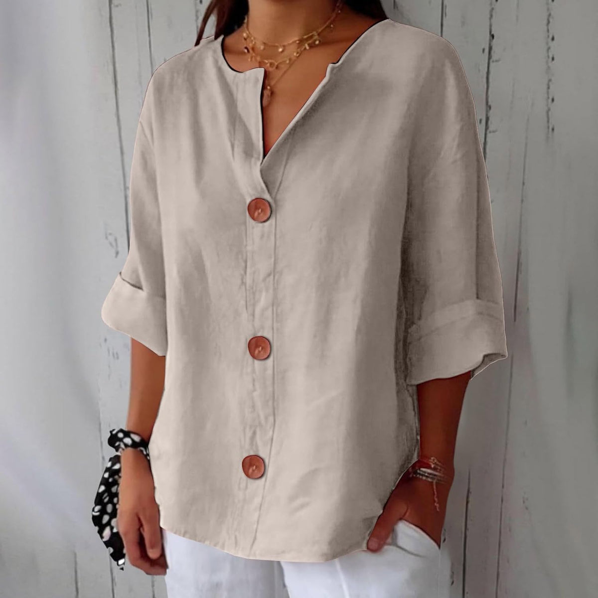 Blouse en lin Noora - Maison Flavigny