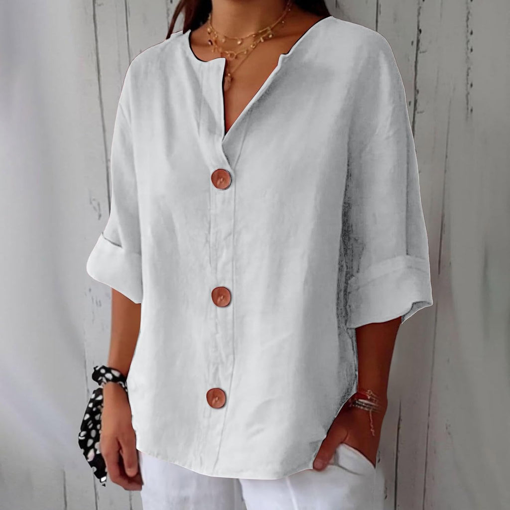 Blouse en lin Noora - Maison Flavigny