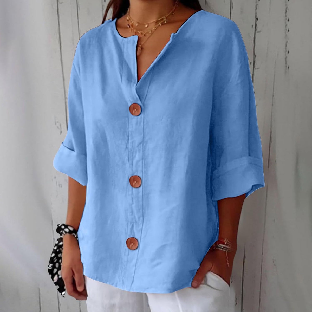 Blouse en lin Noora - Maison Flavigny
