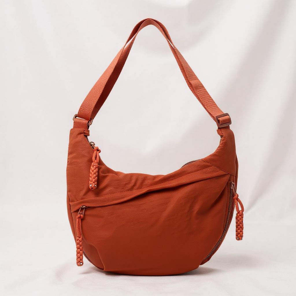 Sac porté épaule multi-poches en nylon Malia - Maison Flavigny