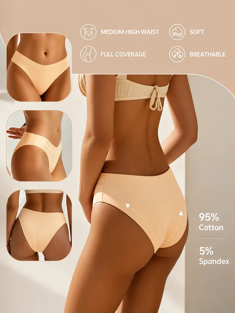 Culotte bikini sans coutures pour femme