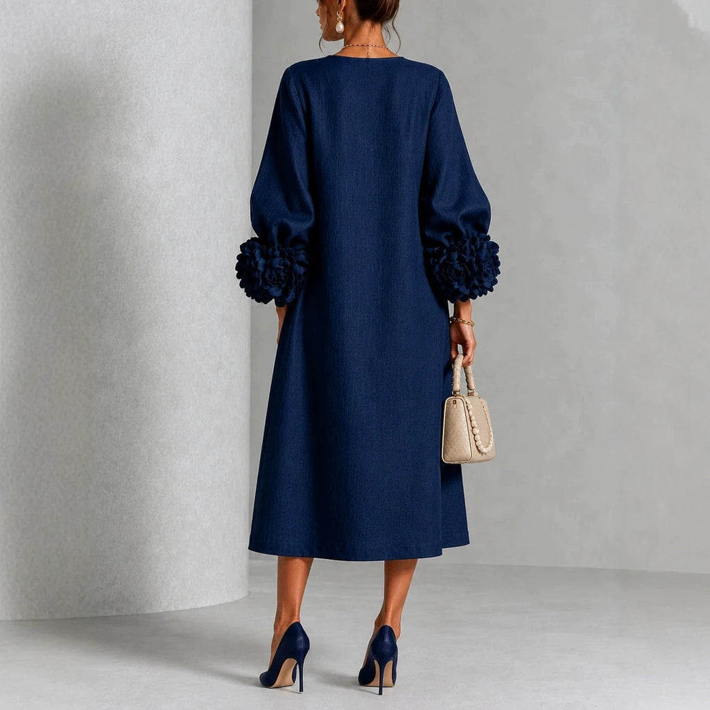 Robe midi fleurie Ivy - Maison Flavigny