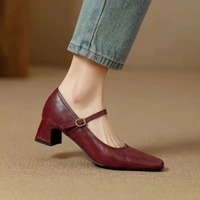 Escarpins véritables en cuir Bella - Maison Flavigny