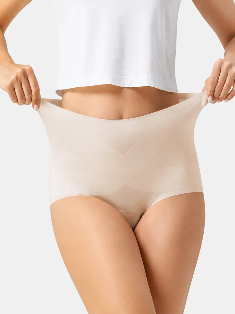 Lot de 5 culottes gainantes taille haute sans coutures forme X