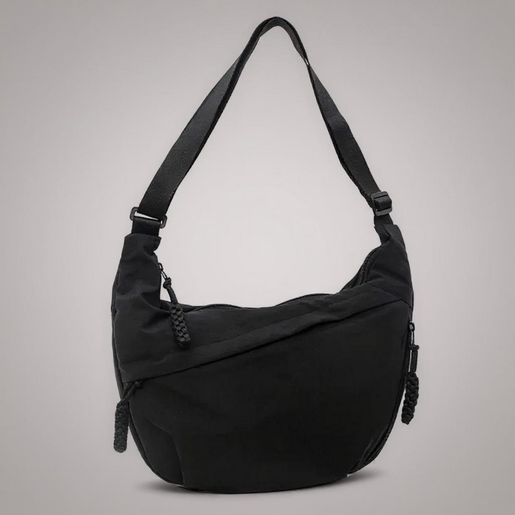 Sac porté épaule multi-poches en nylon Malia - Maison Flavigny