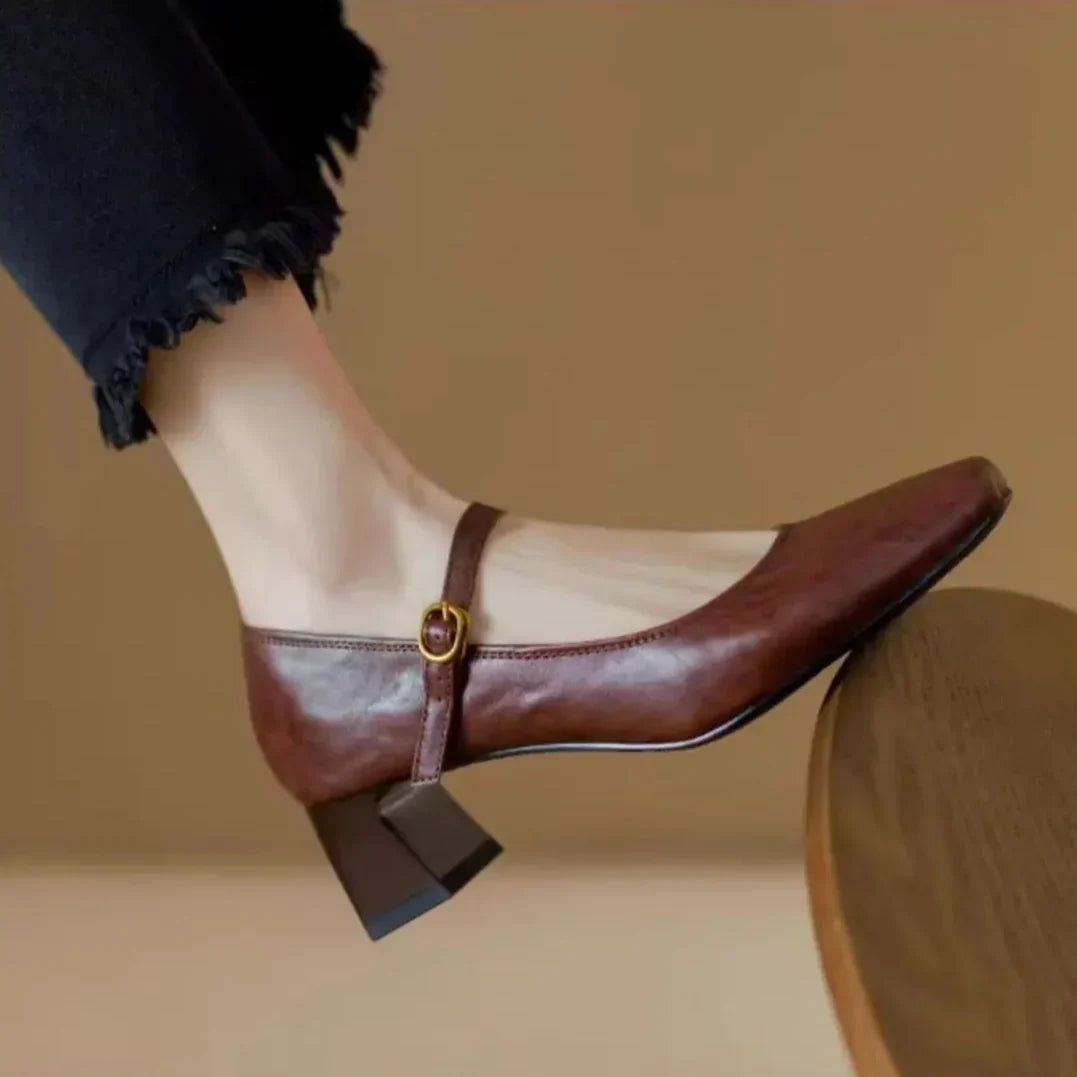Escarpins véritables en cuir Bella - Maison Flavigny