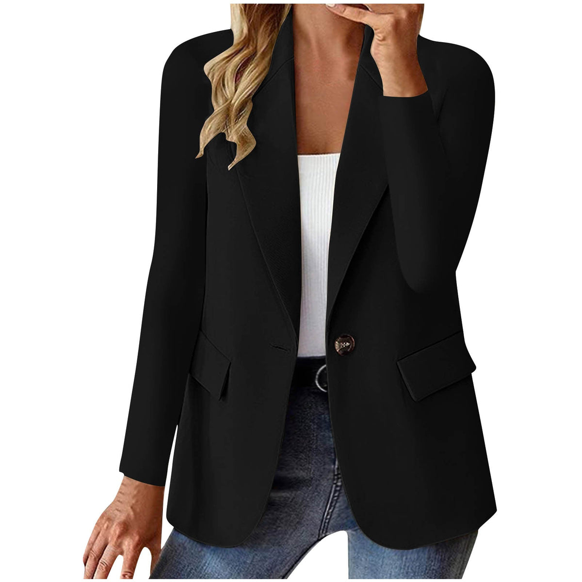 Blazer ajusté à la coupe à col cranté Miranda - Maison Flavigny