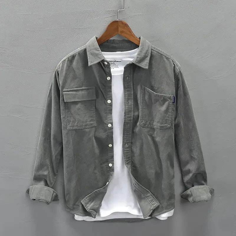 Chemise en velours côtelé Ambrosio - Maison Flavigny
