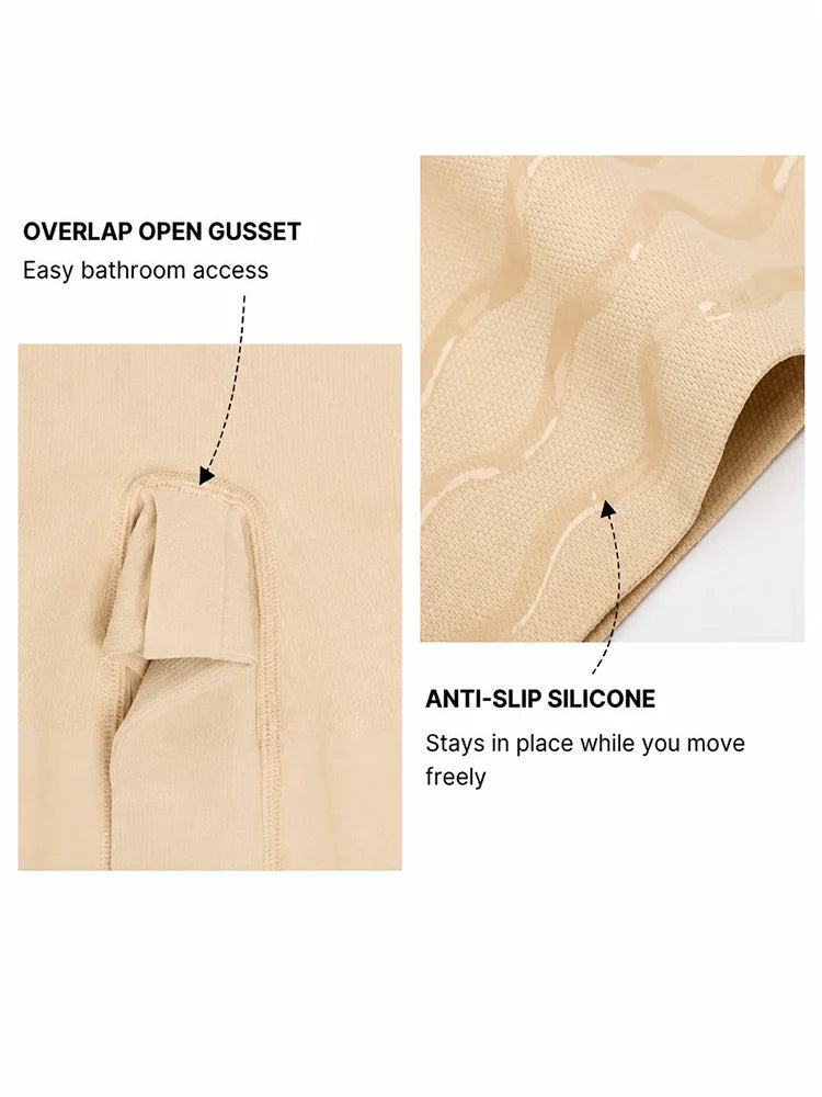 Short gainant sans coutures taille haute effet push-up