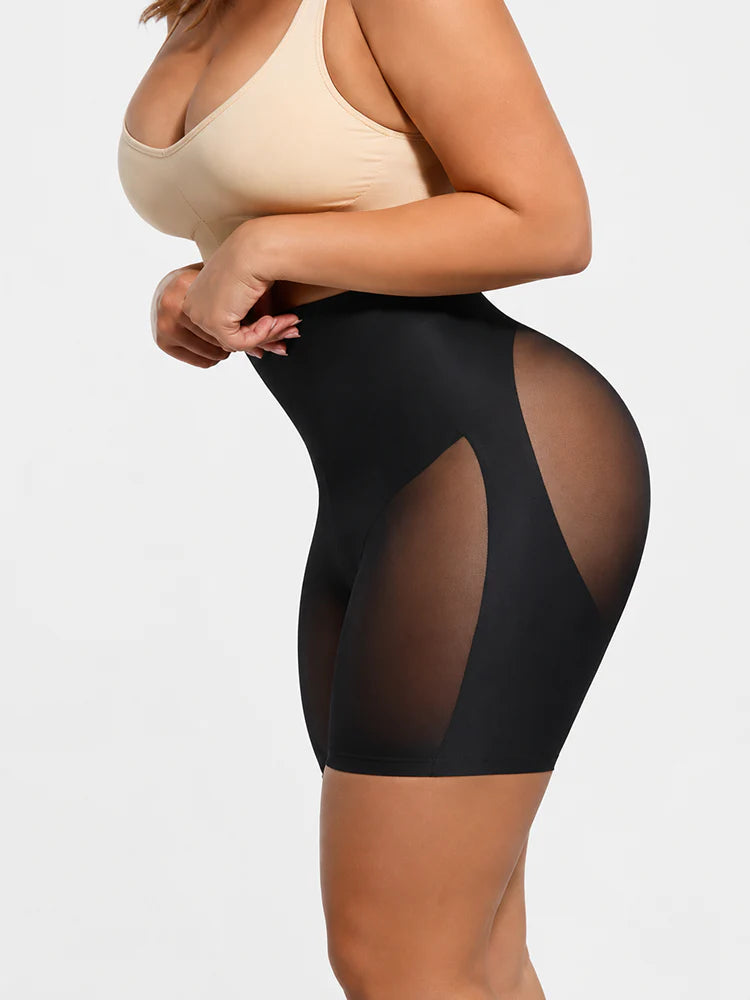 Short gainant sans coutures taille haute effet push-up