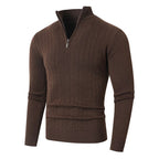Pull torsadé à col montant - Maison Flavigny