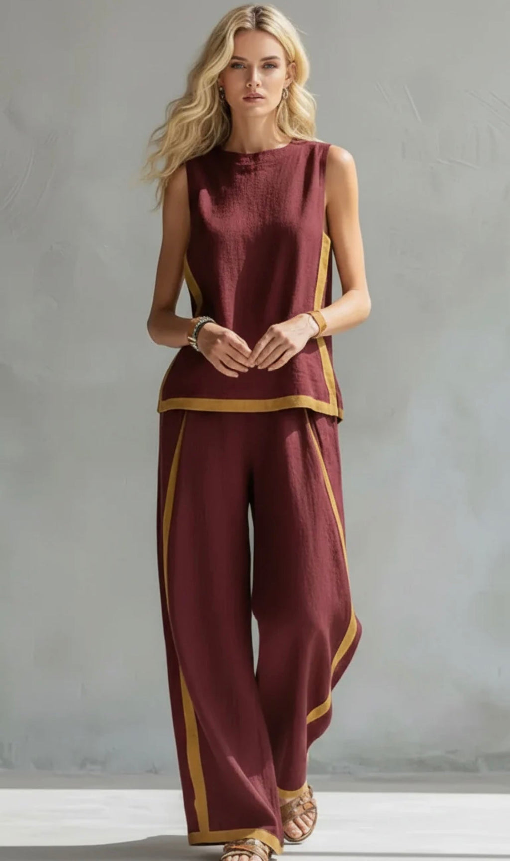 Gilet sans manches Marie - Maison Flavigny